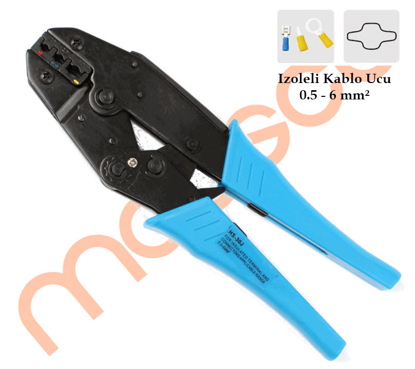 YYT-7 (Izole Ucu Sıkma Pensesi 0.5-6mm²) - maasco Elektrik